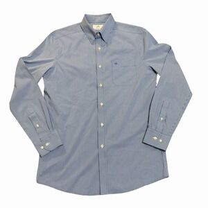 Southern‎ Tide Charleston Parkwood Micro-Gingham Sport Shirt Blue Men's Size M